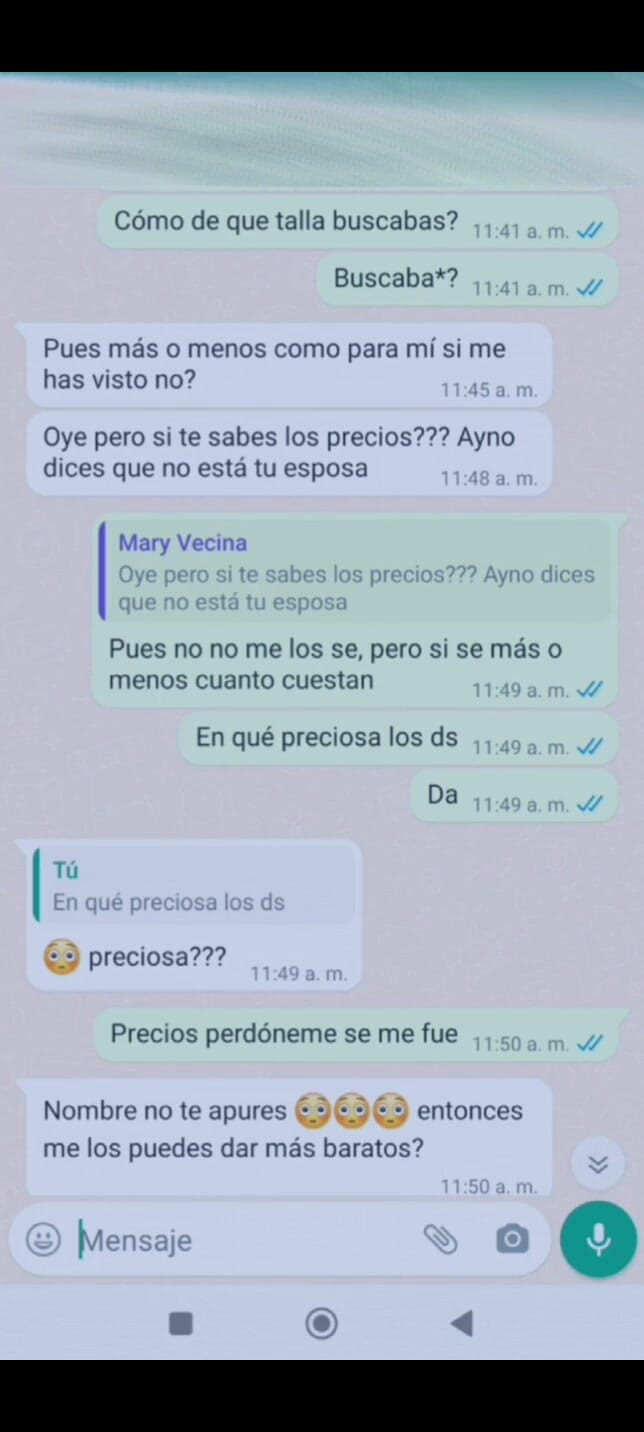 Mexicasero: Місіс Мері стає дуже збудженою і надсилає мені фотографії своїх колготок