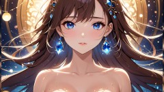 LustRender: Những giấc mơ bokeh: một phụ nữ trẻ xinh đẹp trong ánh đèn...