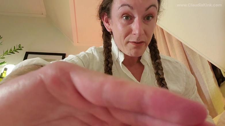 Claudia Kink: Hand Gagged by Femdom POV