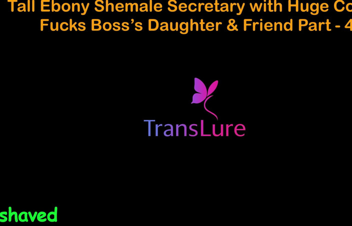 TransLure: English Audio Sex Story - Tall Ebony Shemale Secretary with Huge...