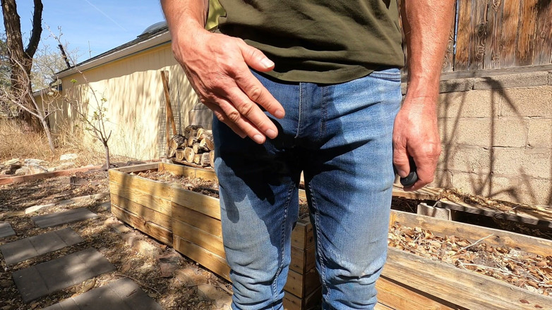 Lapetus: Wetting My Jeans and Teasing My Cock with Vibrators