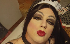 Zoeycdgirl: Fetiš! Vázání chlupaté zadku kundičky v těžkém make-upu