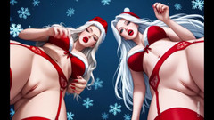 Hot girl dancing: Santa Claus Sexy Pose NSFW wersja (ai Animation)