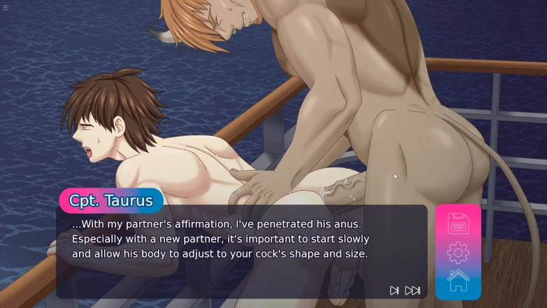 Future man: Captain Teaching Anal Sex Education with Gay Milo Infront of...