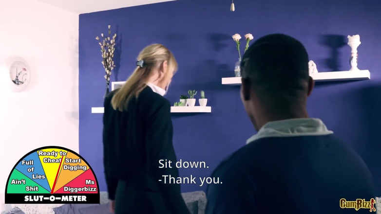 Black Monstercock Force: オランダの熟女が初めてBBCのアナルを撮る