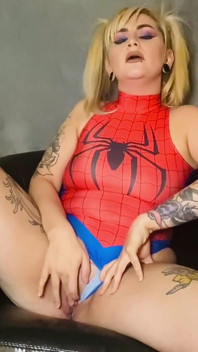 Spider-meisje spuit cosplay