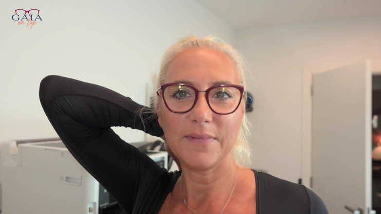 Gaia On Top: 388 Big Boobs MILF - Anal Pee Pissing Drink - Prolapse