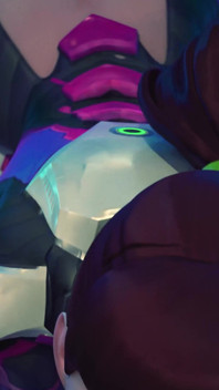 D.va pláži ranní anální sex a noční nedbalý výstřik na obličej - Overwatch 3D animace