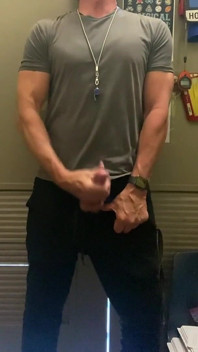 Buff Dilf coach Jockdad87, éjaculation