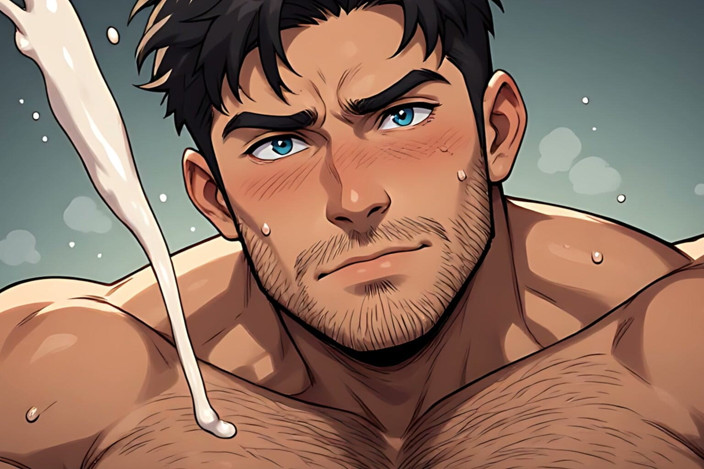 Erotic Man: Cover Me in Cum Erotic Begging