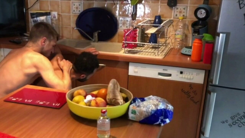 First sex experience with boy for straight: Sex in the Morning in the Kitchen