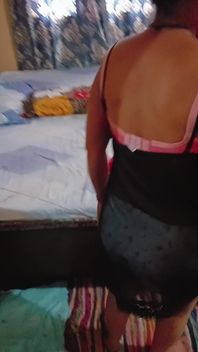 Desi Bhabhi in Sexy Black Lingerie