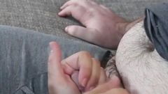 Skinny Brunette Not Happy with the Small Dick She Finds Under His Pants