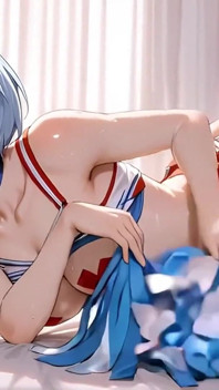 Ai Anime Girl Rei Ayanami Hot Sexy Outfits Show Compilation
