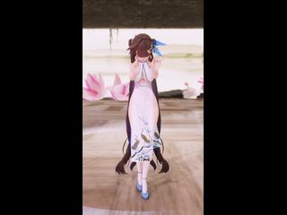 Velvixian: Lee Su - चीनी पोशाक में सेक्सी नृत्य
