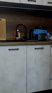 Ibu tiri miang Adi berkongkek keras di bilik dapur