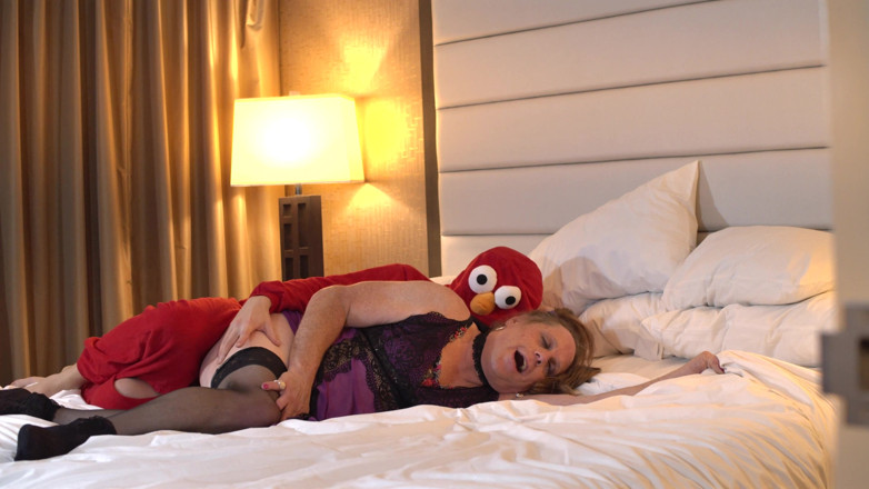Jake Grand the man: Elmo top mit seinem riesenschwanz