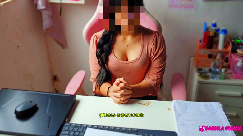 danielafoxxx: Girl Goes Looking for a Job and Ends up Getting...