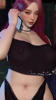 3D bella donnona calda milf asiatica nuda il suo grosso culo tradendo con grossi cazzi