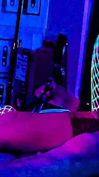 Bondage-ebenholz neko little bleu J nimmt backshots wie einen champion