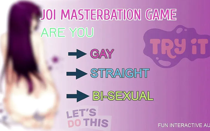Campsissyboi: AUDIO ONLY - JOI masturbation game are you straight gay or...