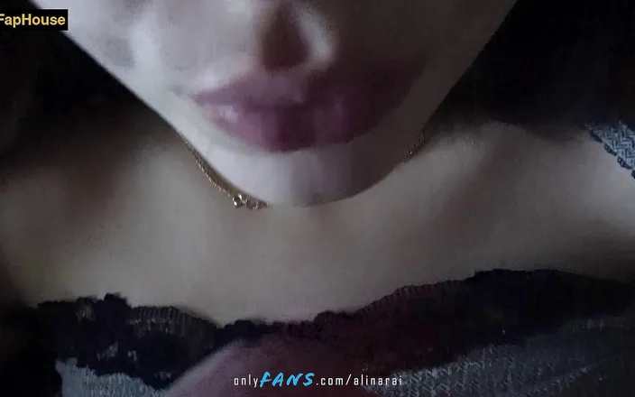 Alina Rai: Daddy, don't stick your dick so deep, my throat will...