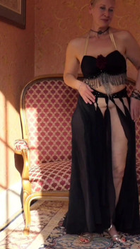 Selena's Half Naked Posing and Sex on Sofa