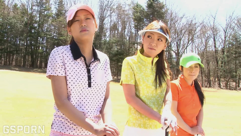 Go Sushi: JAV sex na golfovém hřišti šukání sexy japonské dívky