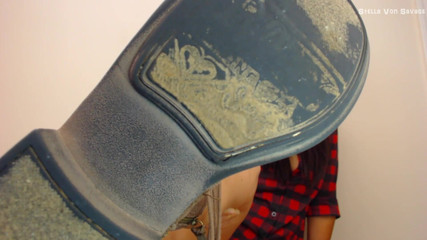 Stella Von Savage: Kirli çizme yalama - çamurlu oduncu