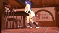 Wraith ward: Tření roxy na rohu stolu - Mushoku Tensei Hentai