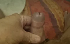 My Friend Loves Playing with His Cock When I Watch.