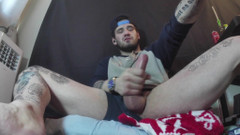 Cdubzdik: Lelaki panas bertatu dengan pancutan mani besar di muka awak