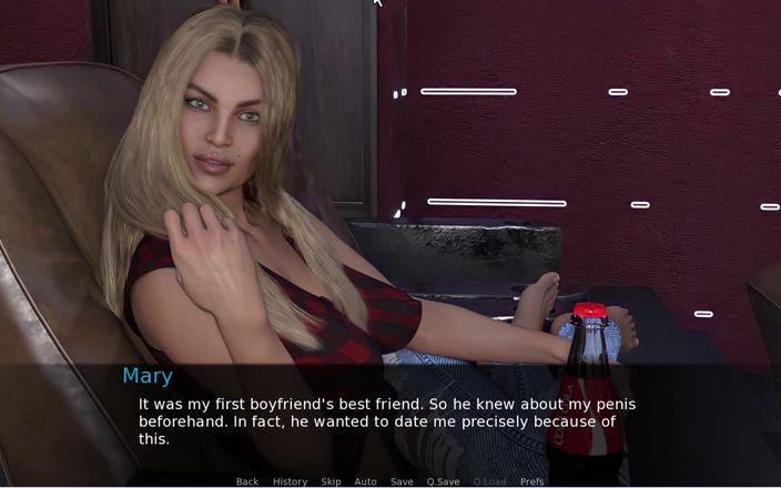Snip Gameplay: Futa Dating Simulator 1 întâlnire Mary și a fost futut.