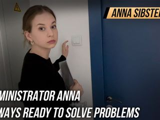 Anna Sibster: Администратор Анна всегда готова решать проблемы