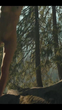 Watch me undress during sunrise at a wonderful mountain lake