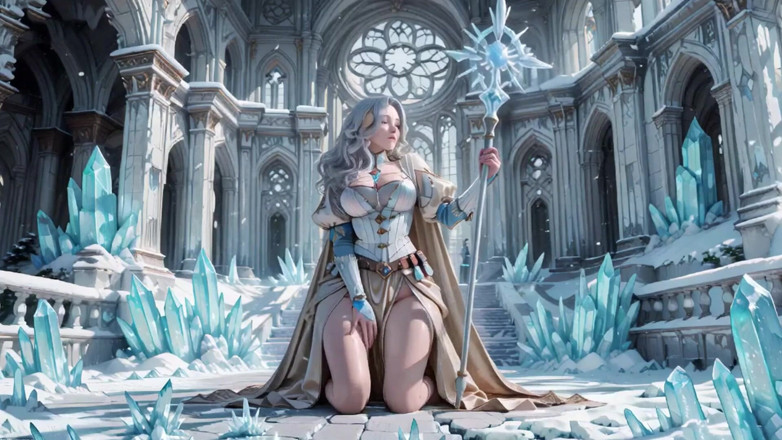 Seraphina Vale: 银发冰皇后！跪在冰冻城堡里，她冰冷的装甲隐藏了很多秘密。