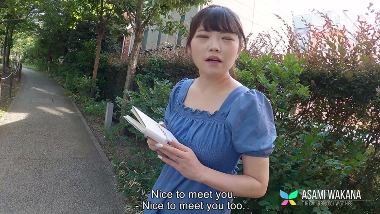 Tenshigao: 알몸으로 섹스하기 위해 우리에게 오는 일본 주부 Asami Wakana