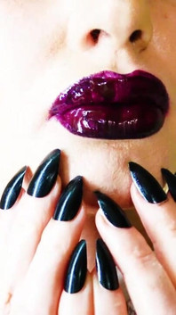 Wet Lipstick Kisses