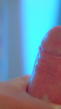Played with My Uncut Cock and Just Couldn't Hold the Cum