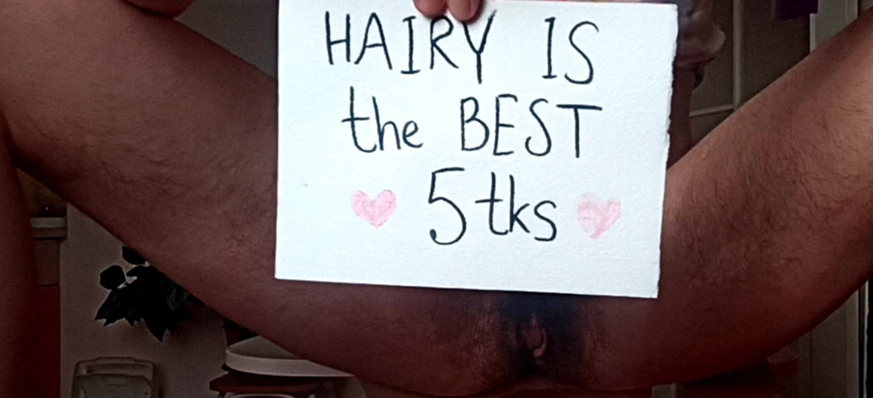 BW_Dolphin: Pussy berbulu besar dan lubang pantat close-up