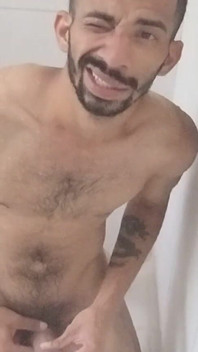 Male in the Shower