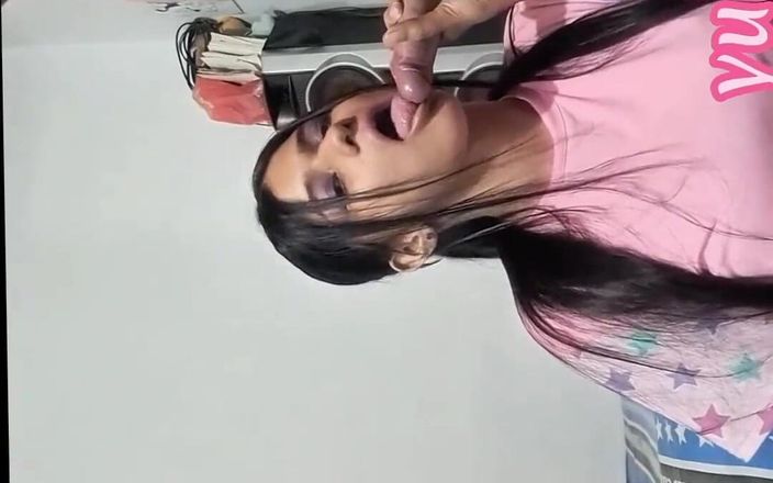 Yulieth Gomez: Horny Stepmother Seduces Her Stepson and Swallows All His Cum