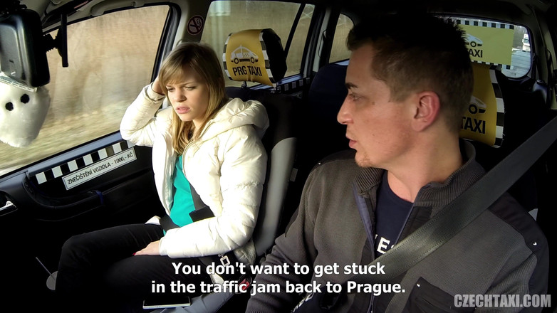 Czech Taxi: Flexible muschi der jungen Balletttänzerin