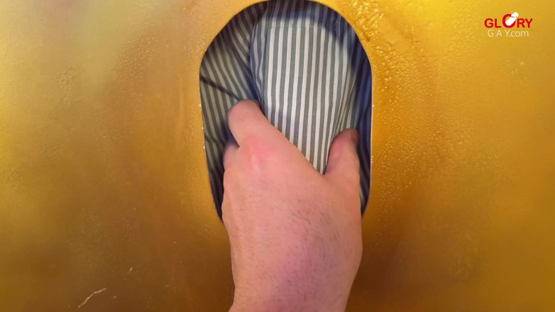 GLORYHOLEGAYS: Hot Italian Cock at the Gloryhole - Sucked Dry with My...