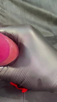 One Evening Sissy Stacy Decided to Jerk Her Cock