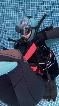 Tauchfähigkeiten unterwasser-trainingseinheit