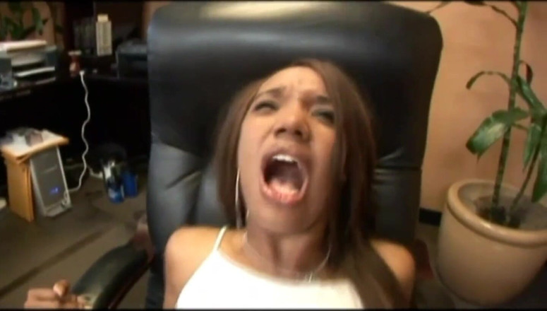American Idol X: Big ass black babe cock sucking pussy fucking in the...
