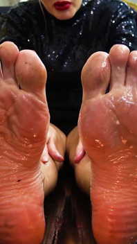 Sujo pé humilhação dominatrix
