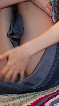 Denim and Pantyhose