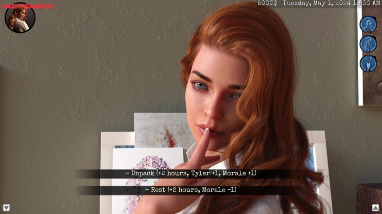 Naughty gameplays: Moralens Gränser (del 01) - Av Novel-spel